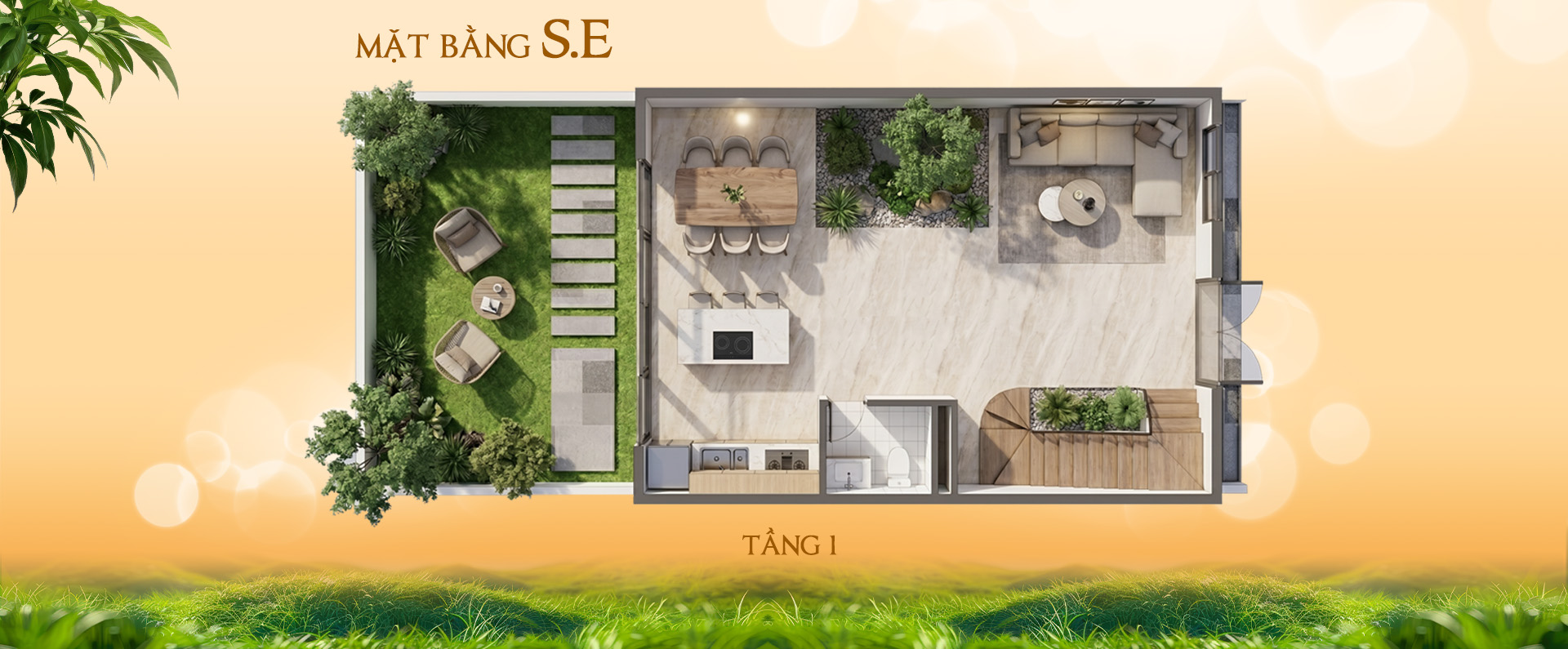 Mặt bằng tổng thể nhà phố Genera By The Solia SE